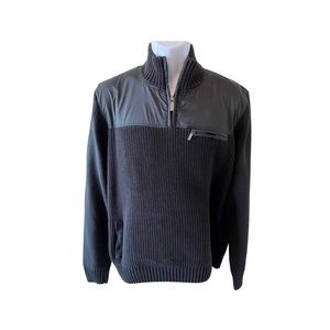 Kenneth Cole Reaction Men's Pullover Quarter Zip Sweater Size XL